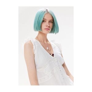 Urban Outfitters Pants - UO Anya Eyelet Button-Front Romper Urban Outfitters Pants - UO Anya Eyelet Button-Front Romper